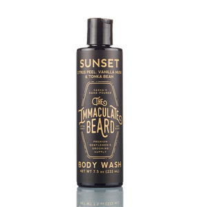 Immaculate body wash sunset